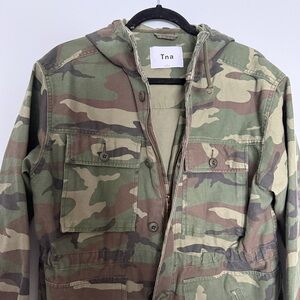 TNA Women’s Green Camouflage Jacket